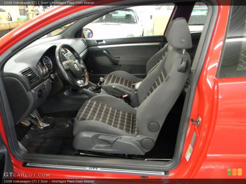 Interlagos Plaid Cloth Interior Photo for the 2008 Volkswagen GTI 2 Door #43975010