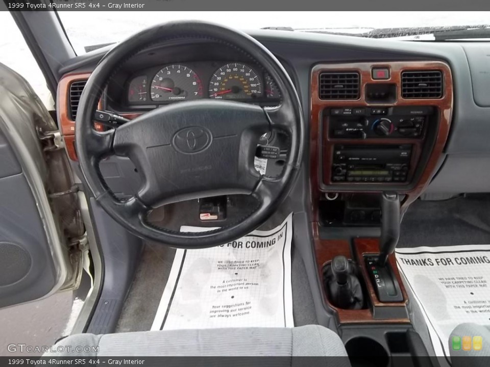 Gray Interior Controls for the 1999 Toyota 4Runner SR5 4x4 #43985644