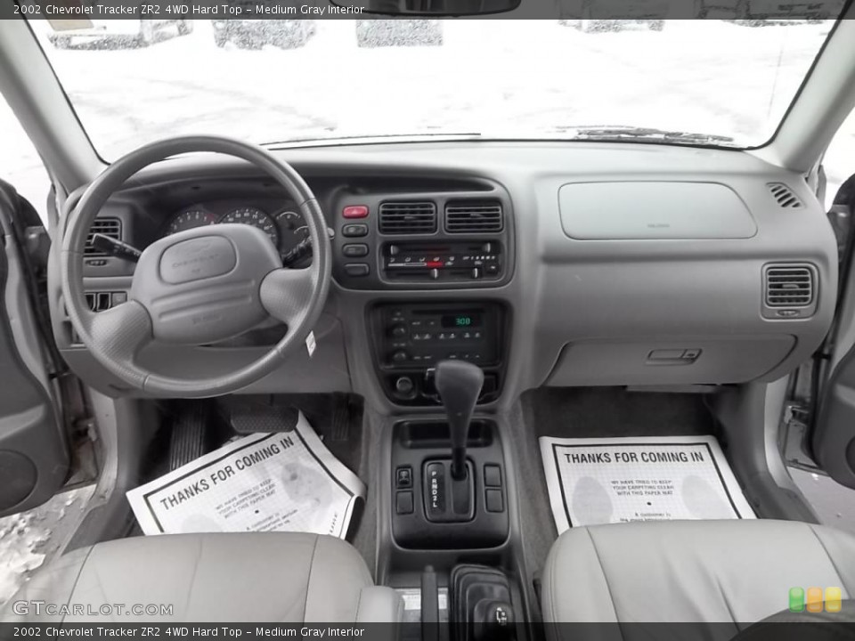 Medium Gray Interior Dashboard for the 2002 Chevrolet Tracker ZR2 4WD Hard Top #43987264