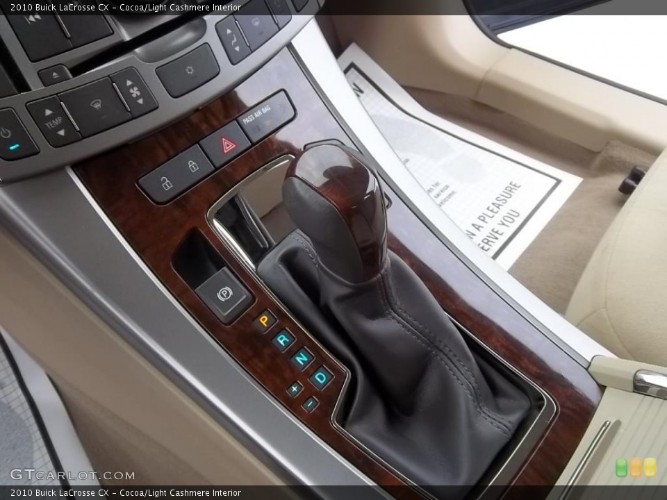 Cocoa/Light Cashmere Interior Transmission for the 2010 Buick LaCrosse CX #43987792