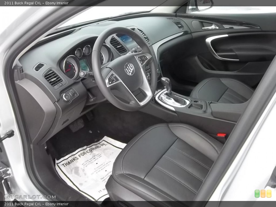 Ebony Interior Prime Interior for the 2011 Buick Regal CXL #43988892
