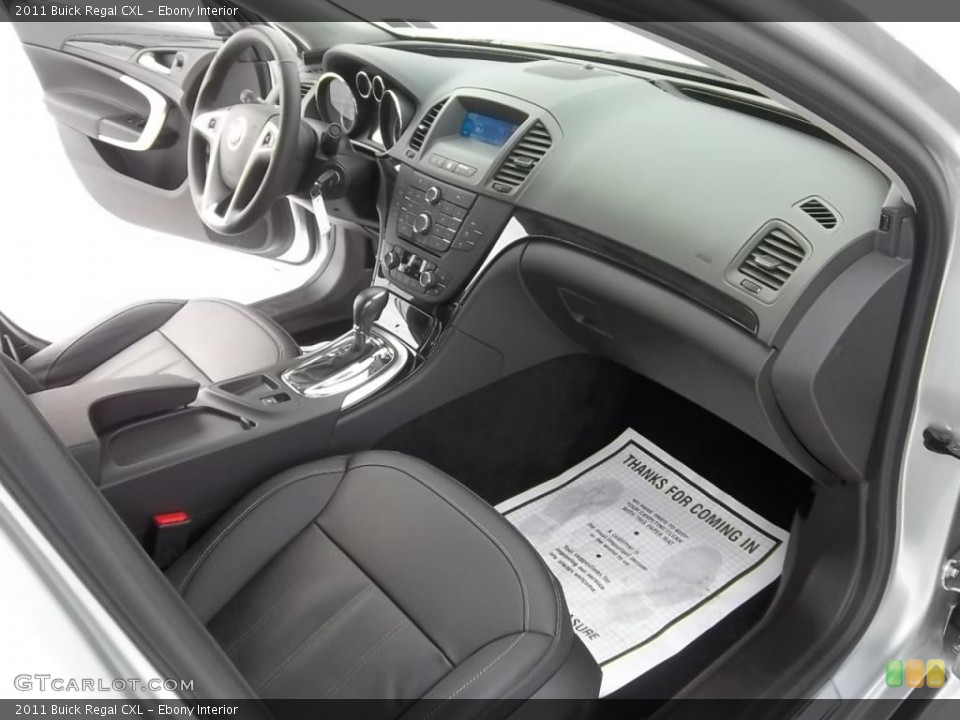Ebony Interior Dashboard for the 2011 Buick Regal CXL #43988916