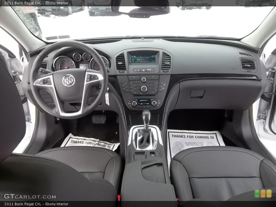 Ebony Interior Dashboard for the 2011 Buick Regal CXL #43988932