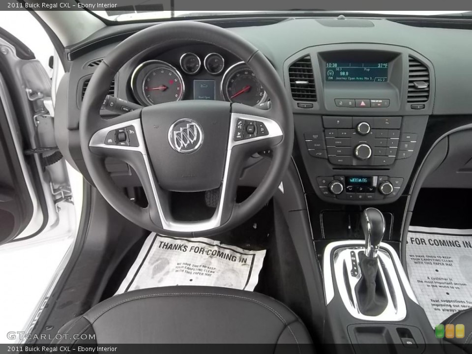 Ebony Interior Dashboard for the 2011 Buick Regal CXL #43988936