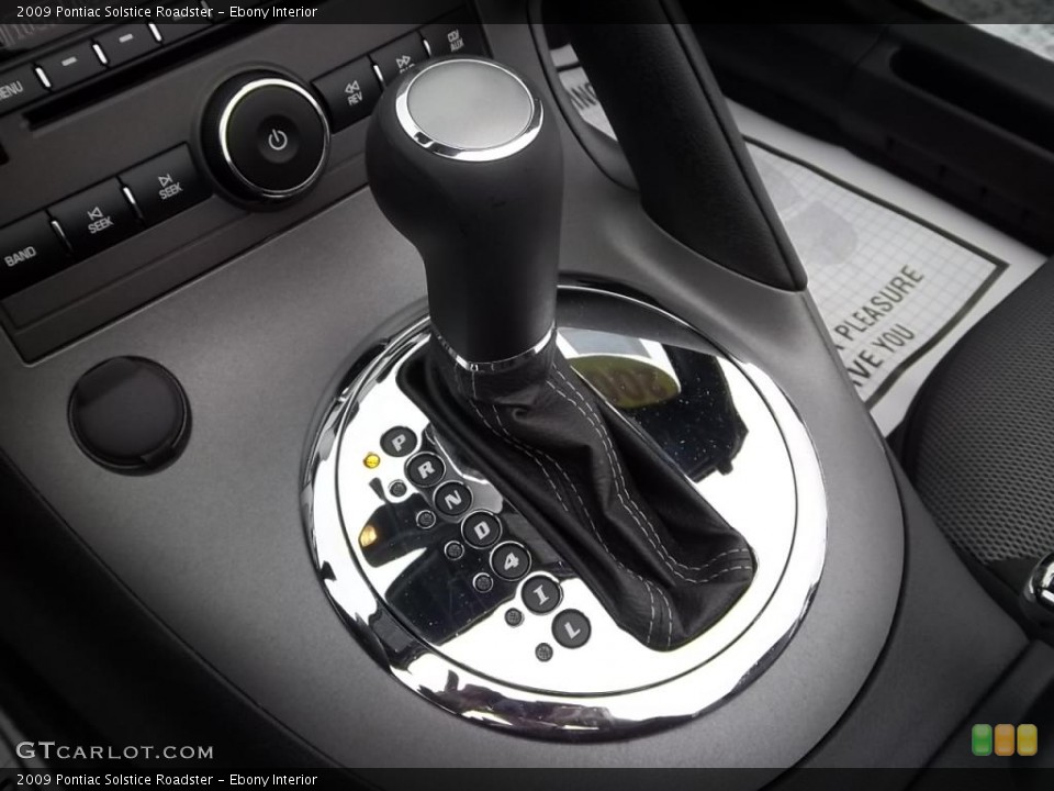 Ebony Interior Transmission for the 2009 Pontiac Solstice Roadster #43989124