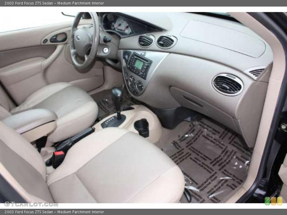 Medium Parchment Interior Photo for the 2003 Ford Focus ZTS Sedan #43996226