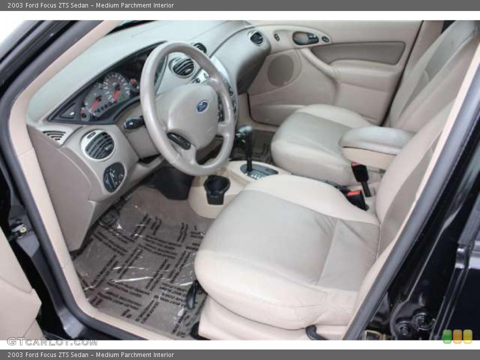 Medium Parchment Interior Prime Interior for the 2003 Ford Focus ZTS Sedan #43996244