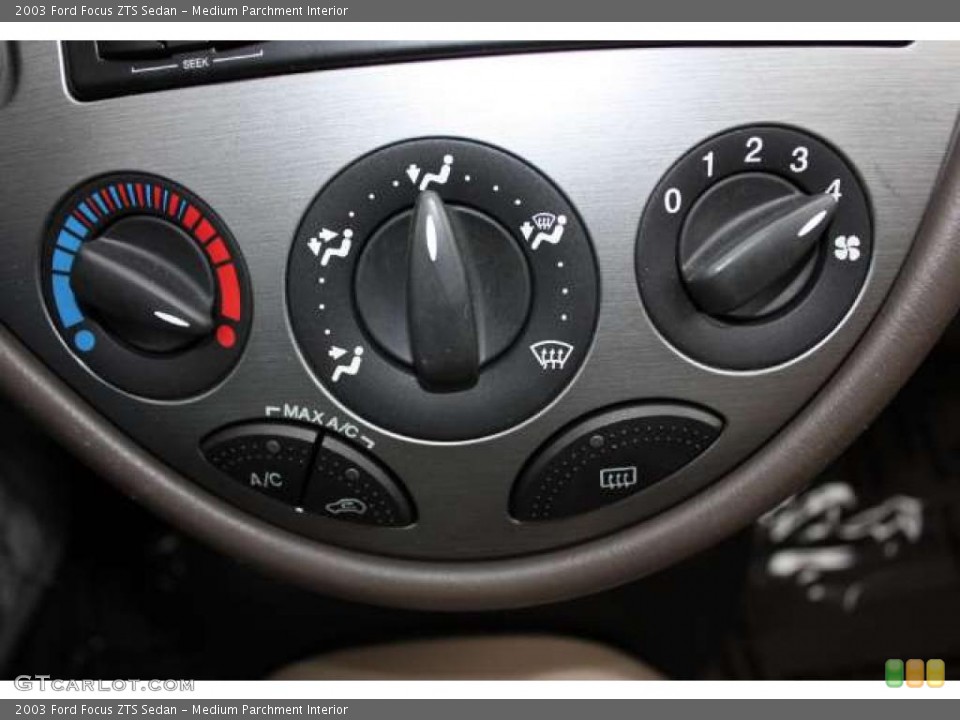 Medium Parchment Interior Controls for the 2003 Ford Focus ZTS Sedan #43996298
