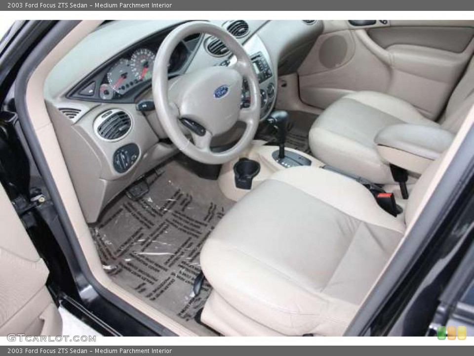 Medium Parchment Interior Photo for the 2003 Ford Focus ZTS Sedan #43996378