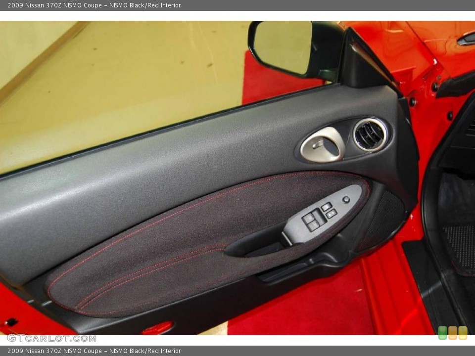 NISMO Black/Red Interior Door Panel for the 2009 Nissan 370Z NISMO Coupe #44003163