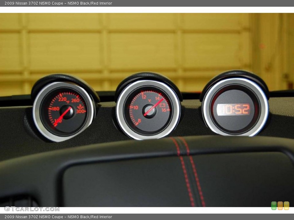 NISMO Black/Red Interior Gauges for the 2009 Nissan 370Z NISMO Coupe #44003329