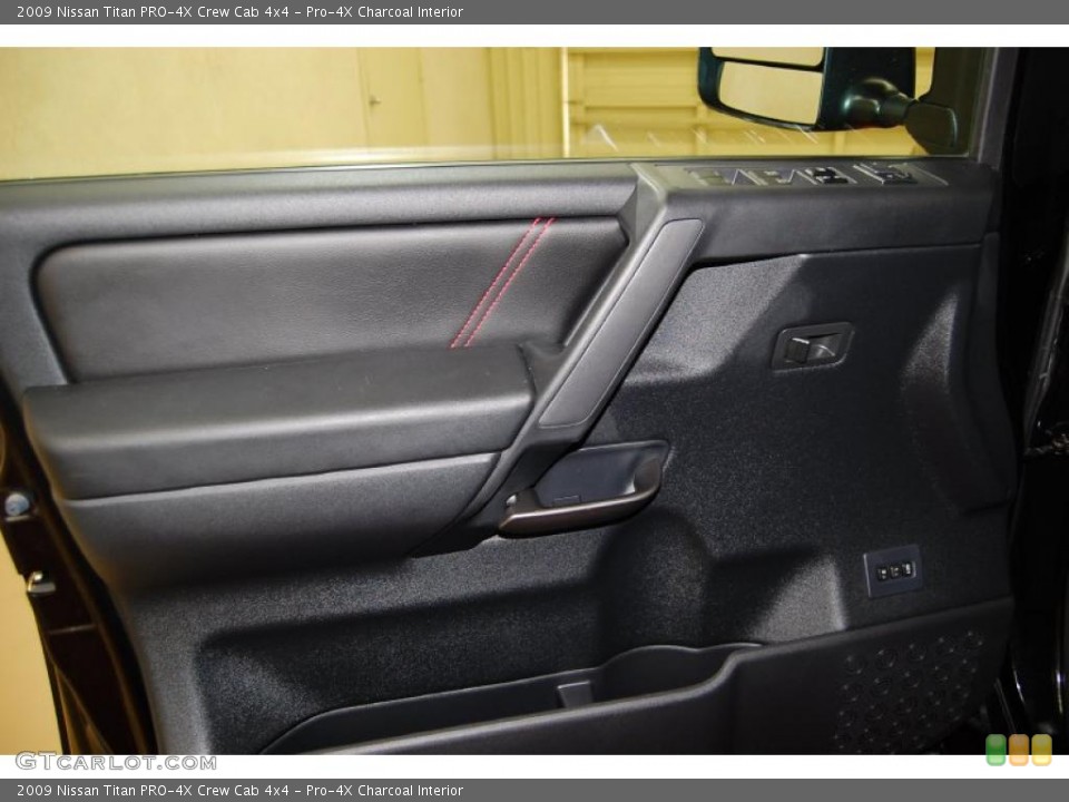 Pro-4X Charcoal Interior Door Panel for the 2009 Nissan Titan PRO-4X Crew Cab 4x4 #44003595