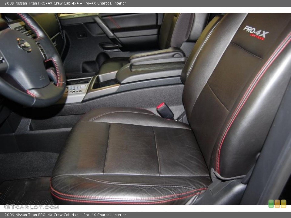 Pro-4X Charcoal Interior Photo for the 2009 Nissan Titan PRO-4X Crew Cab 4x4 #44003611