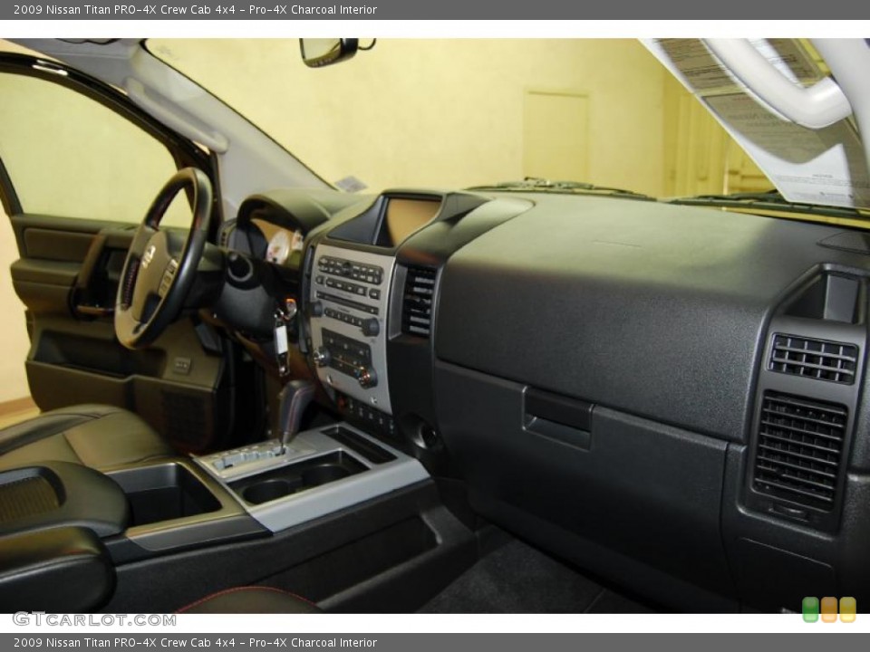 Pro-4X Charcoal Interior Dashboard for the 2009 Nissan Titan PRO-4X Crew Cab 4x4 #44003771