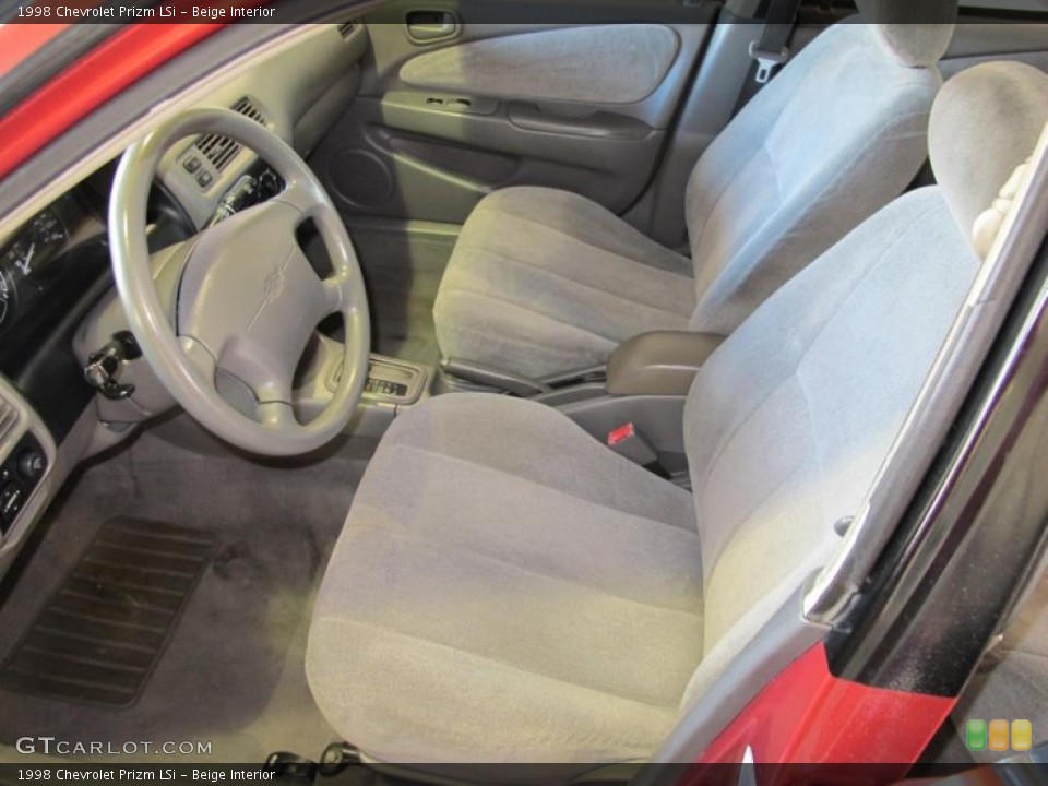 Beige Interior Photo for the 1998 Chevrolet Prizm LSi #44005219