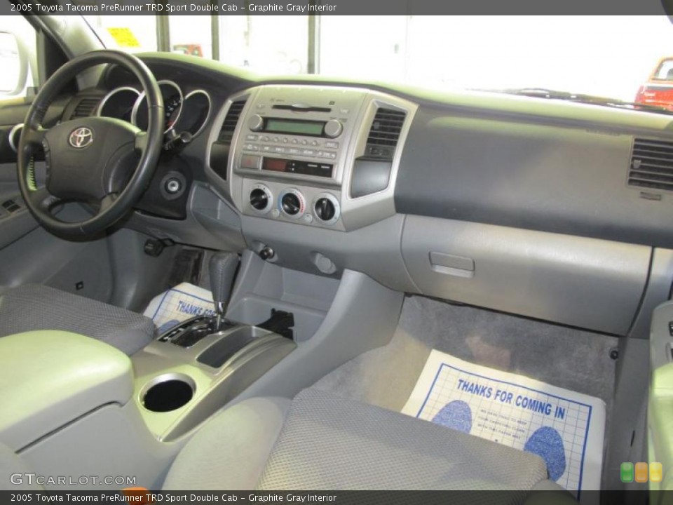 Graphite Gray Interior Photo for the 2005 Toyota Tacoma PreRunner TRD Sport Double Cab #44005443