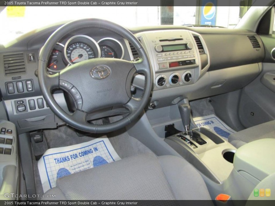 Graphite Gray Interior Prime Interior for the 2005 Toyota Tacoma PreRunner TRD Sport Double Cab #44005491