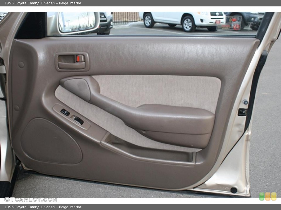 Beige Interior Door Panel for the 1996 Toyota Camry LE Sedan #44013356