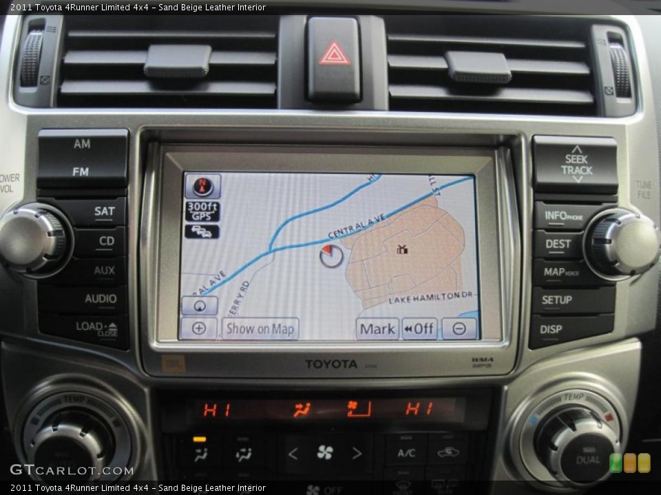 Sand Beige Leather Interior Navigation for the 2011 Toyota 4Runner Limited 4x4 #44014820