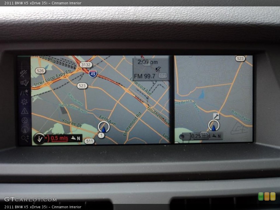 Cinnamon Interior Navigation for the 2011 BMW X5 xDrive 35i #44017828