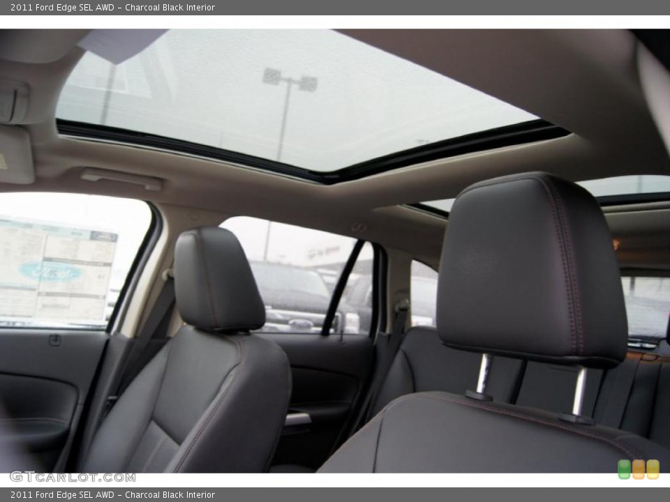 Charcoal Black Interior Sunroof for the 2011 Ford Edge SEL AWD #44018884