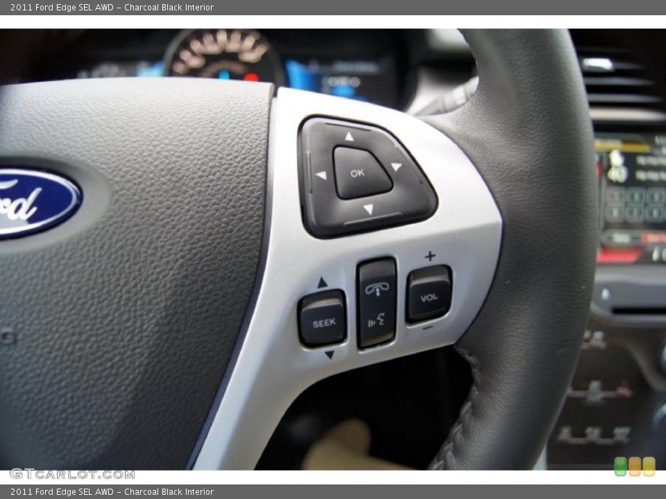 Charcoal Black Interior Controls for the 2011 Ford Edge SEL AWD #44018936