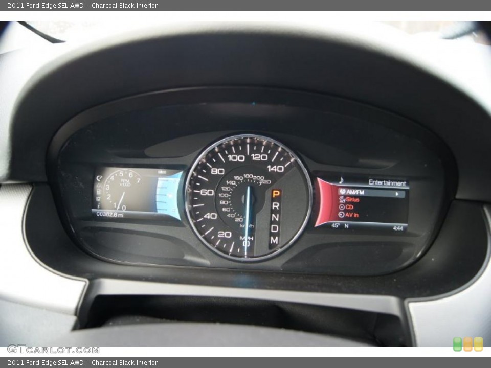 Charcoal Black Interior Gauges for the 2011 Ford Edge SEL AWD #44019570