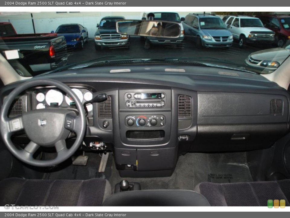 Dark Slate Gray Interior Dashboard for the 2004 Dodge Ram 2500 SLT Quad Cab 4x4 #44021577