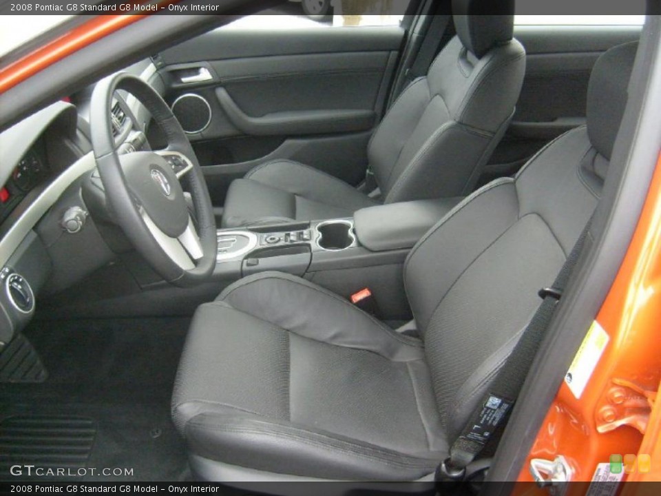 Onyx Interior Photo for the 2008 Pontiac G8  #44025706