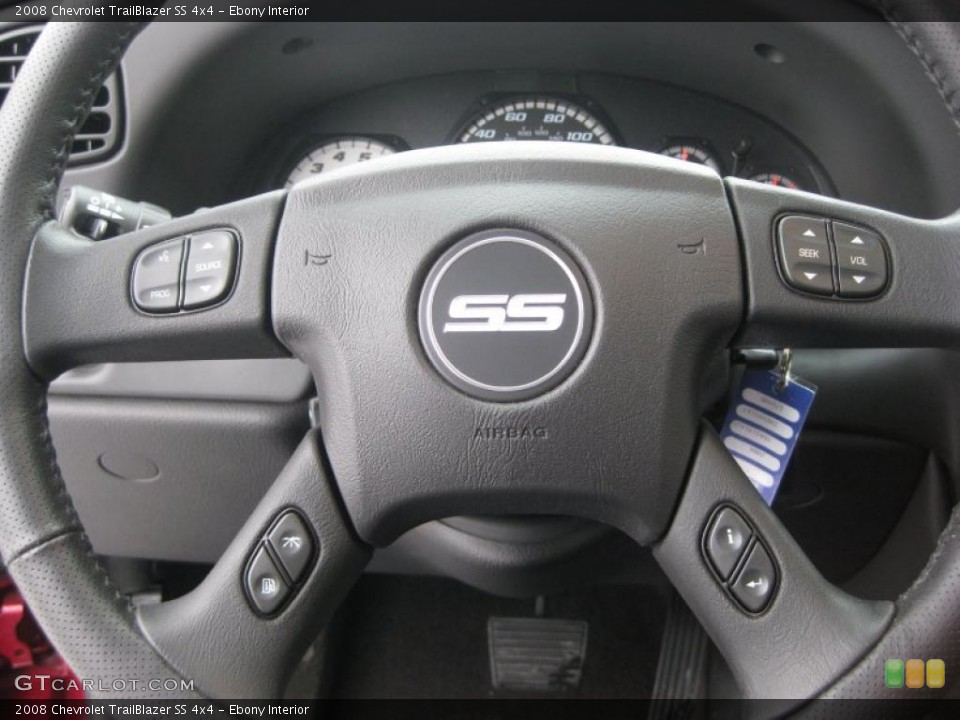 Ebony Interior Controls for the 2008 Chevrolet TrailBlazer SS 4x4 #44028344