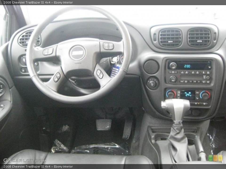Ebony Interior Dashboard for the 2008 Chevrolet TrailBlazer SS 4x4 #44028376
