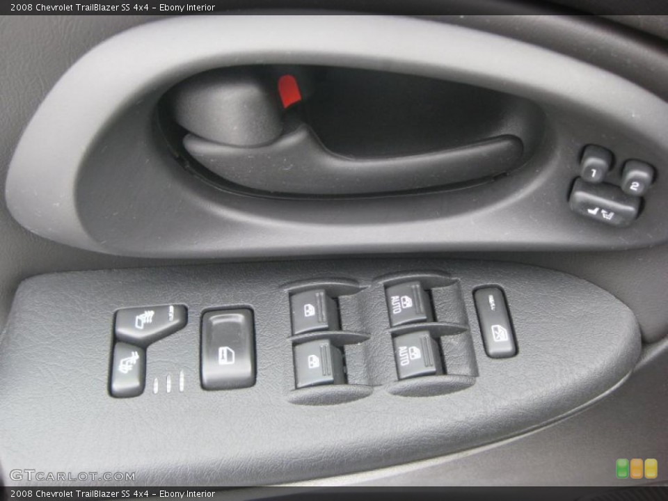 Ebony Interior Controls for the 2008 Chevrolet TrailBlazer SS 4x4 #44028444