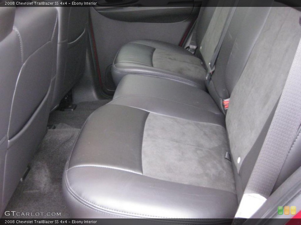 Ebony Interior Photo for the 2008 Chevrolet TrailBlazer SS 4x4 #44028480
