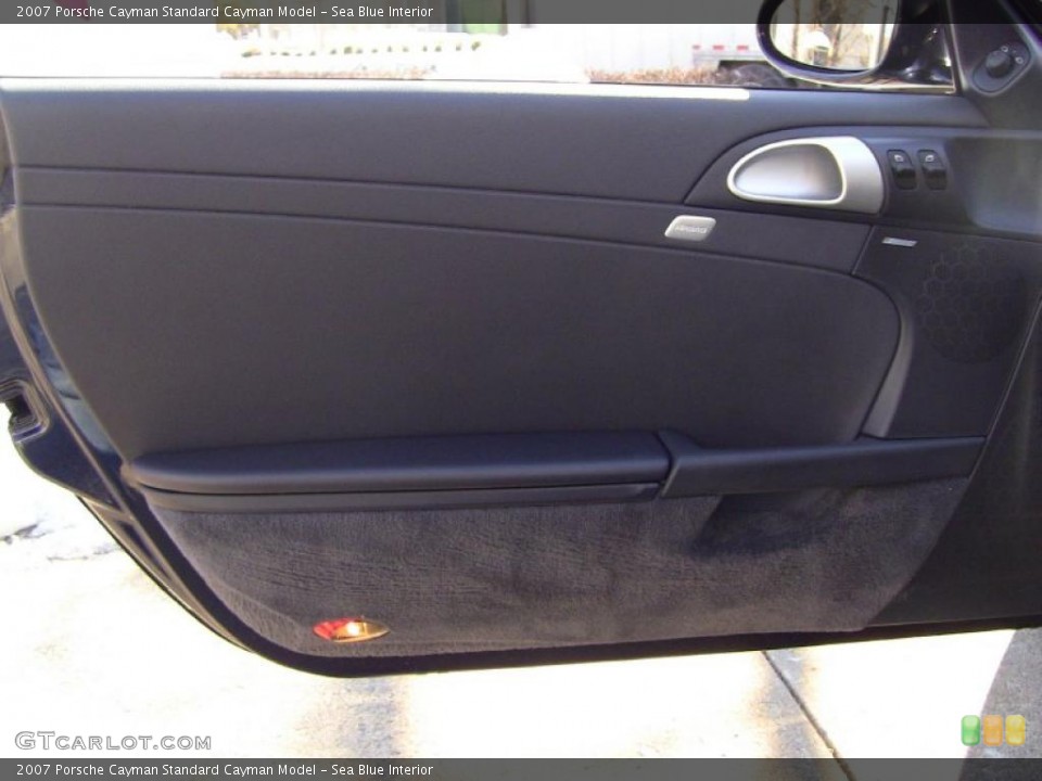 Sea Blue Interior Door Panel for the 2007 Porsche Cayman  #44029032
