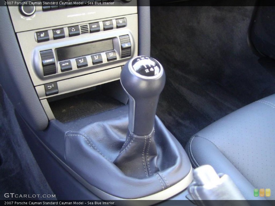 Sea Blue Interior Photo for the 2007 Porsche Cayman  #44029120
