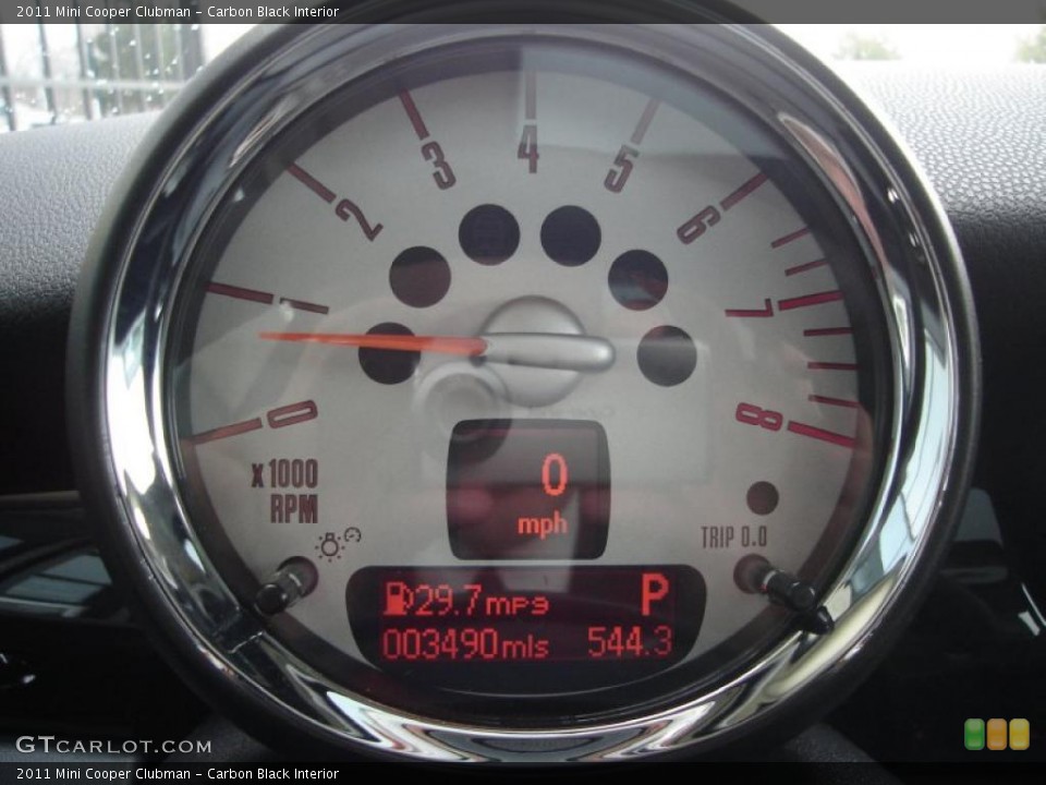 Carbon Black Interior Gauges for the 2011 Mini Cooper Clubman #44037660