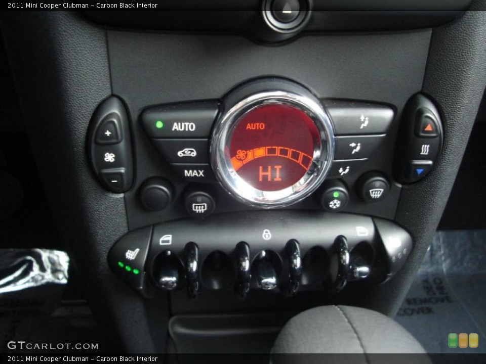 Carbon Black Interior Controls for the 2011 Mini Cooper Clubman #44037696