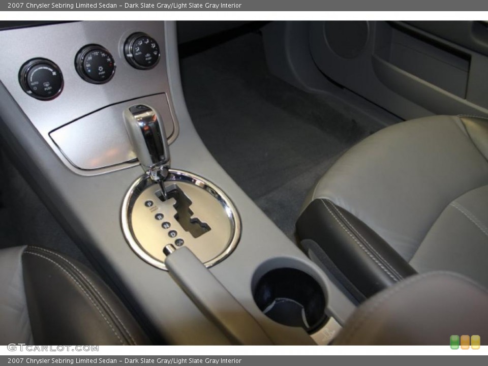 Dark Slate Gray/Light Slate Gray Interior Transmission for the 2007 Chrysler Sebring Limited Sedan #44043728