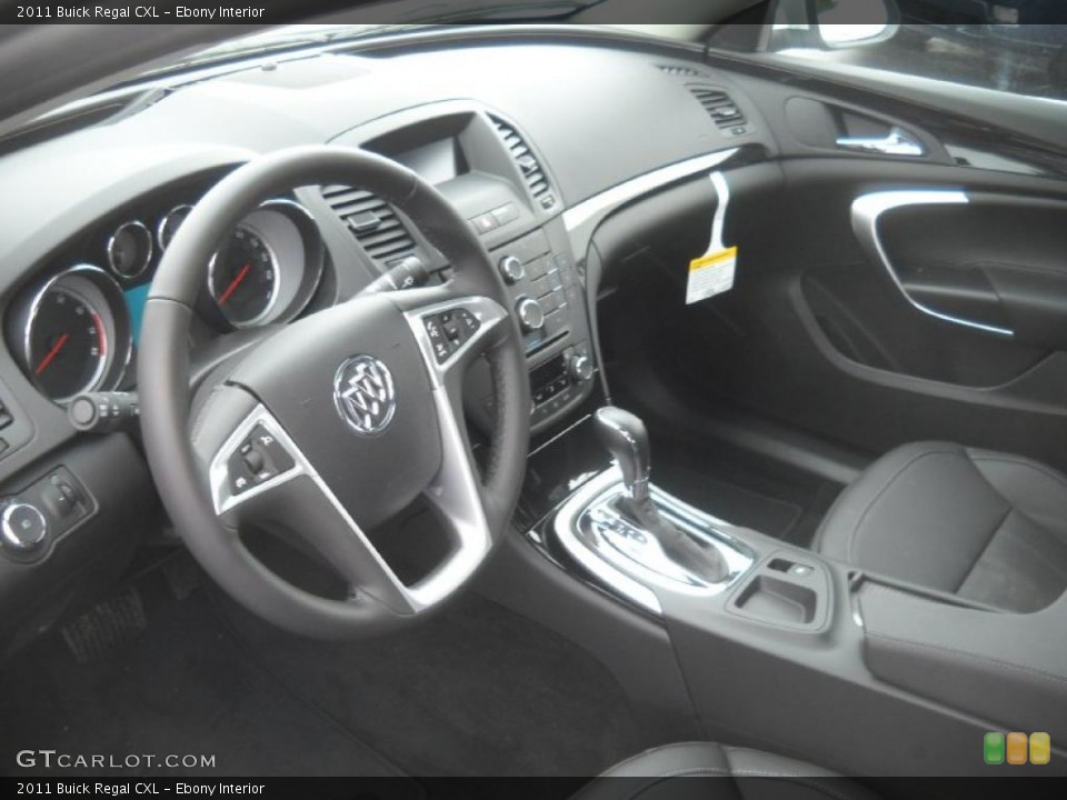 Ebony Interior Prime Interior for the 2011 Buick Regal CXL #44044348