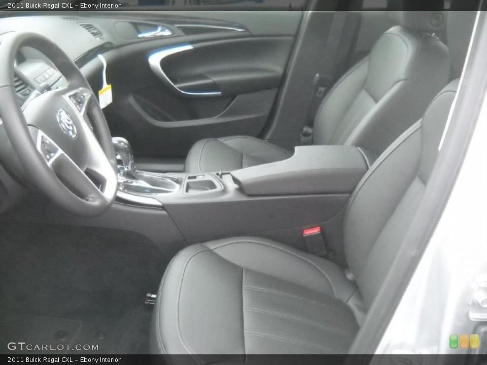 Ebony Interior Photo for the 2011 Buick Regal CXL #44044360