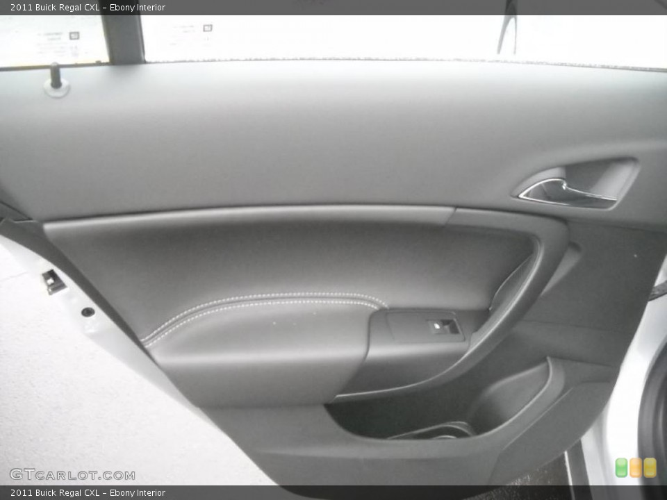 Ebony Interior Door Panel for the 2011 Buick Regal CXL #44044448