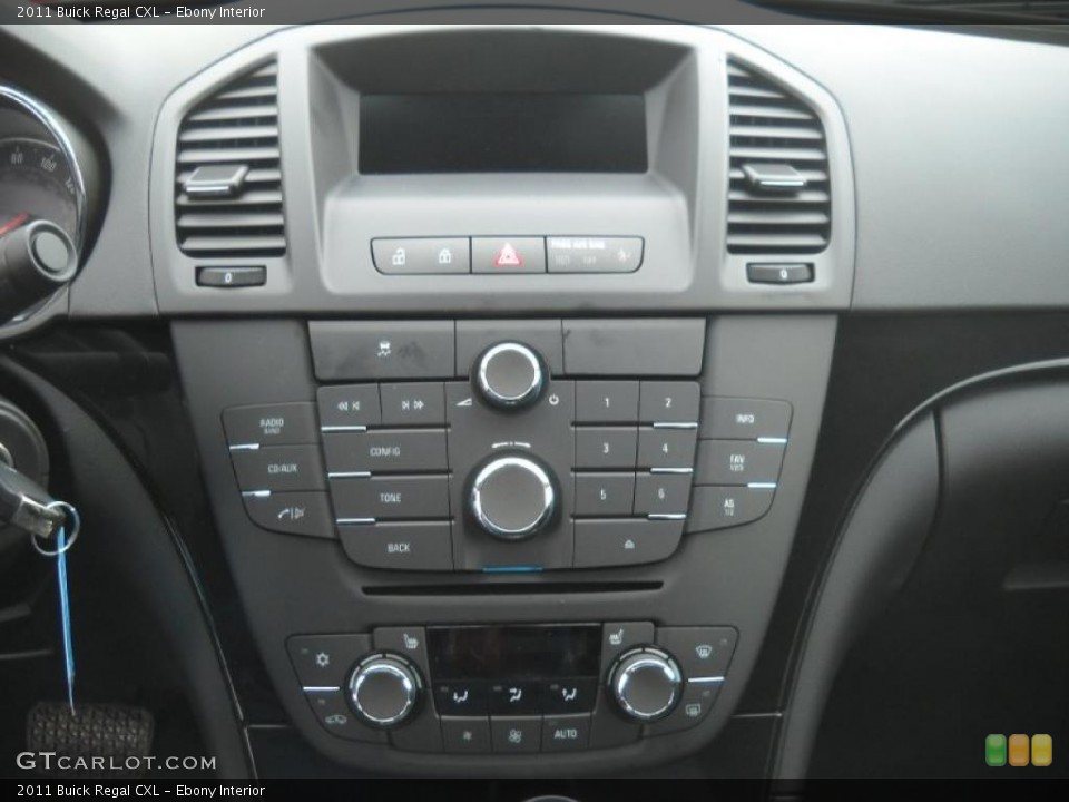 Ebony Interior Controls for the 2011 Buick Regal CXL #44044492