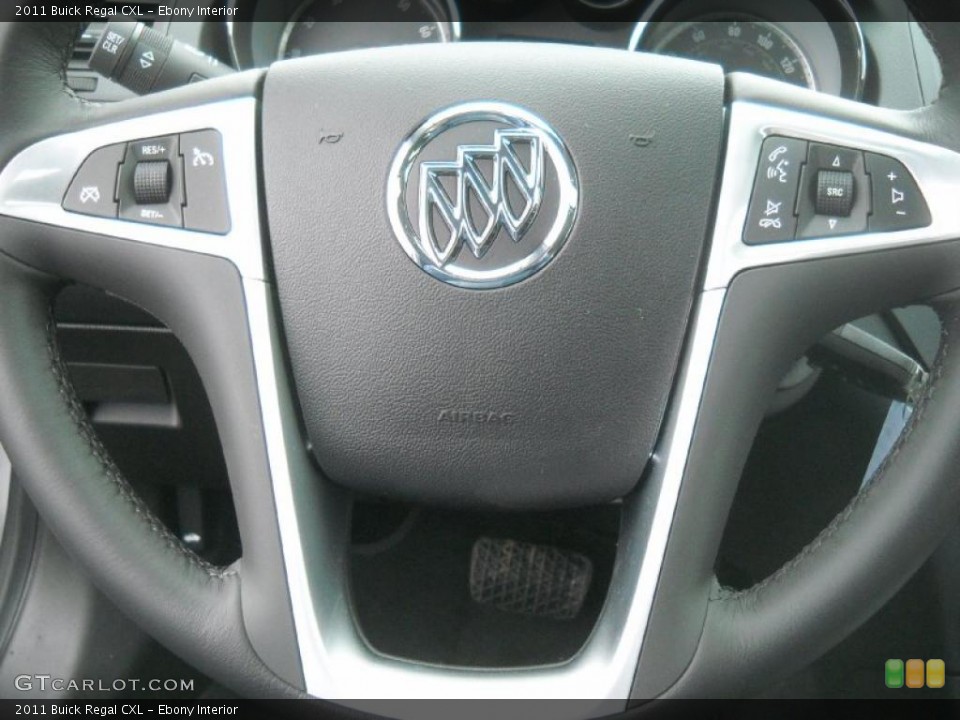 Ebony Interior Controls for the 2011 Buick Regal CXL #44044528