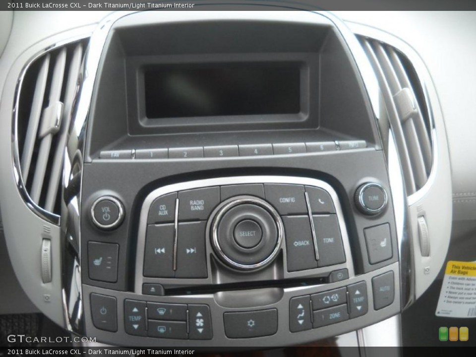 Dark Titanium/Light Titanium Interior Controls for the 2011 Buick LaCrosse CXL #44044800