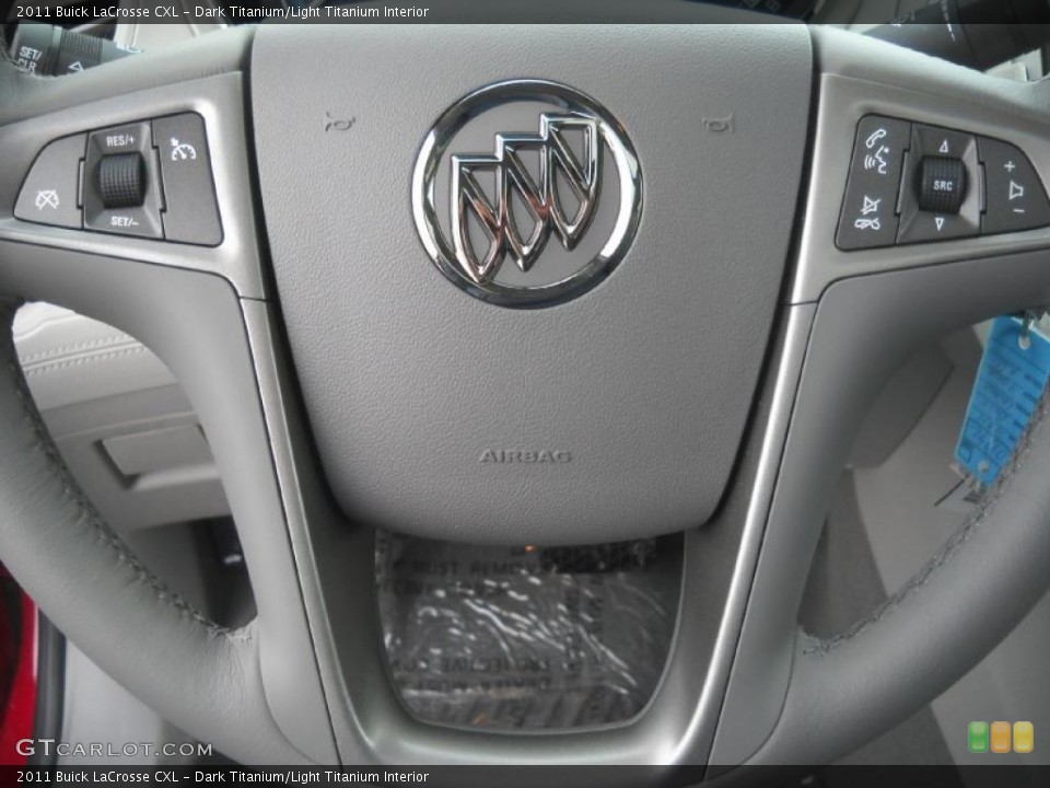Dark Titanium/Light Titanium Interior Controls for the 2011 Buick LaCrosse CXL #44044820