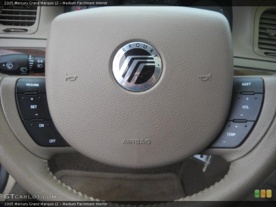 Medium Parchment Interior Steering Wheel for the 2005 Mercury Grand Marquis LS #44047036