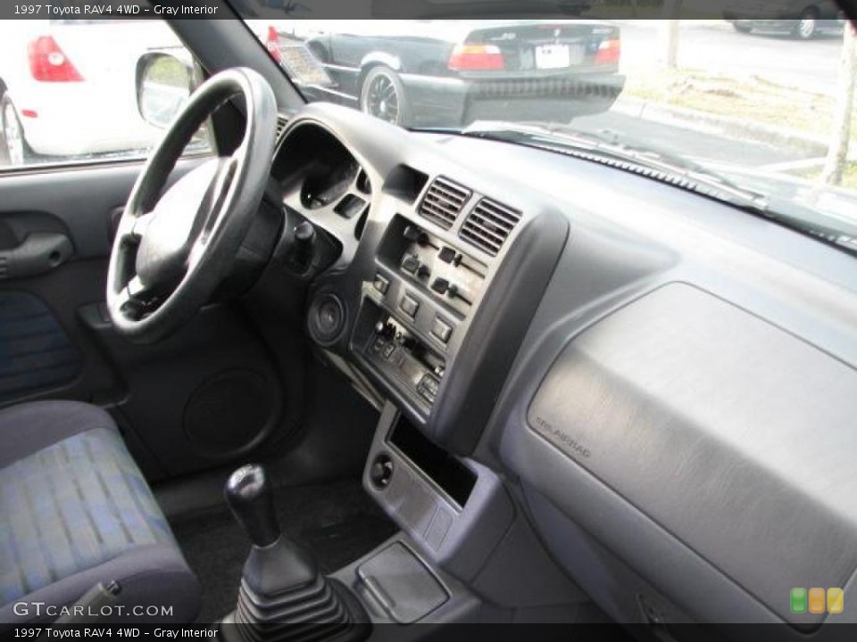 Gray Interior Dashboard for the 1997 Toyota RAV4 4WD #44050256
