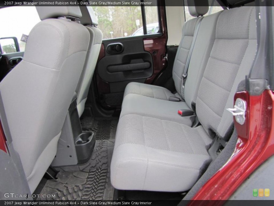 Dark Slate Gray/Medium Slate Gray Interior Photo for the 2007 Jeep Wrangler Unlimited Rubicon 4x4 #44056054