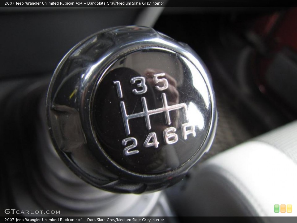 Dark Slate Gray/Medium Slate Gray Interior Transmission for the 2007 Jeep Wrangler Unlimited Rubicon 4x4 #44056240
