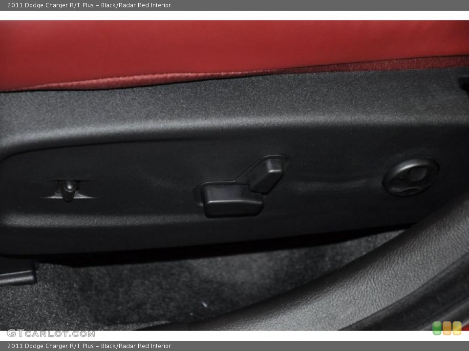 Black/Radar Red Interior Controls for the 2011 Dodge Charger R/T Plus #44066949